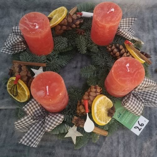couronne orange gourmande